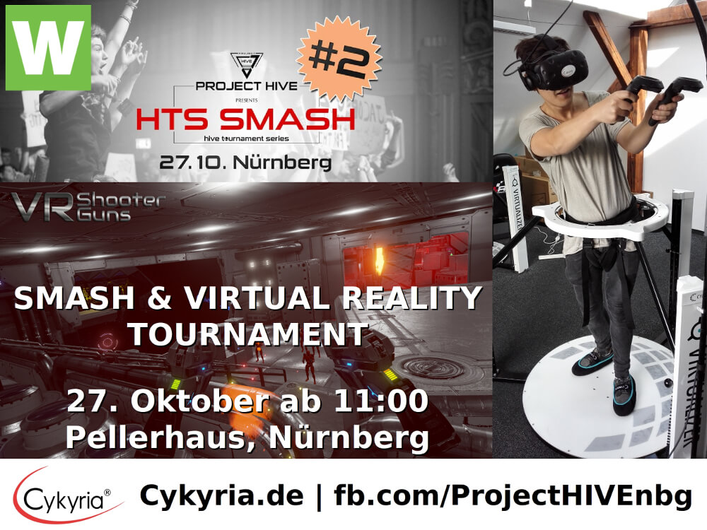 Virtual Reality powered by Cykyria bei HIVE Nürnberg HTS SMASH im Pellerhaus
